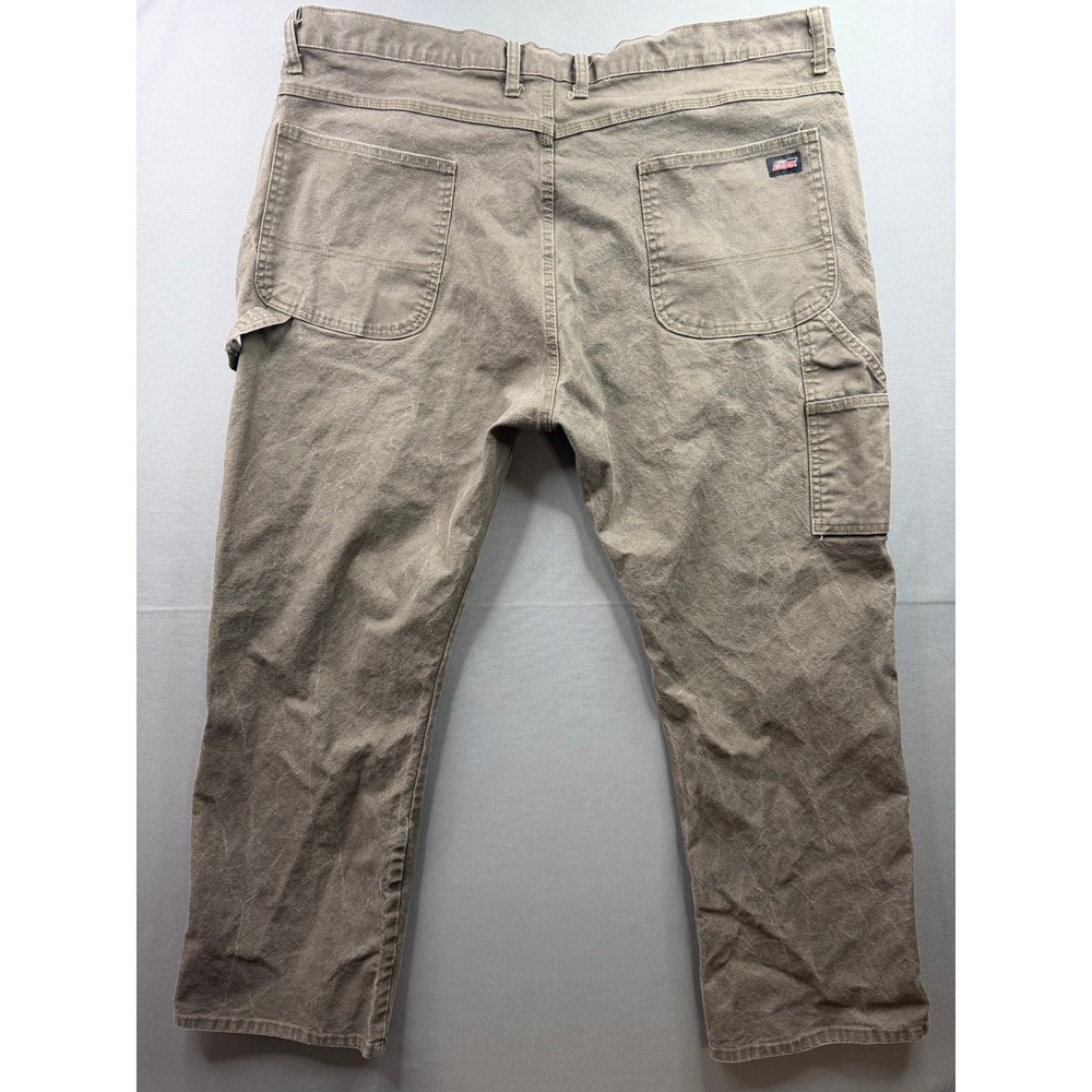 Genuine Dickies Carpenter Pants Mens Brown Utility Workwear 42x30